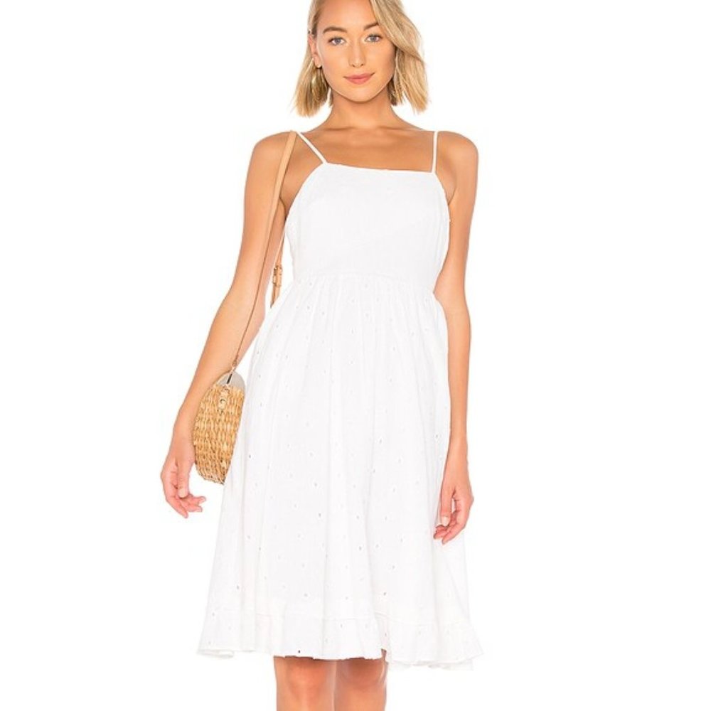 House of Harlow 1960 x Revolve Marlina White Cotton Eyelet Lace Dress